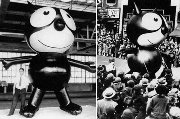 Felix the Cat 1927 – 1st Balloon in Macy’s Parade<br>